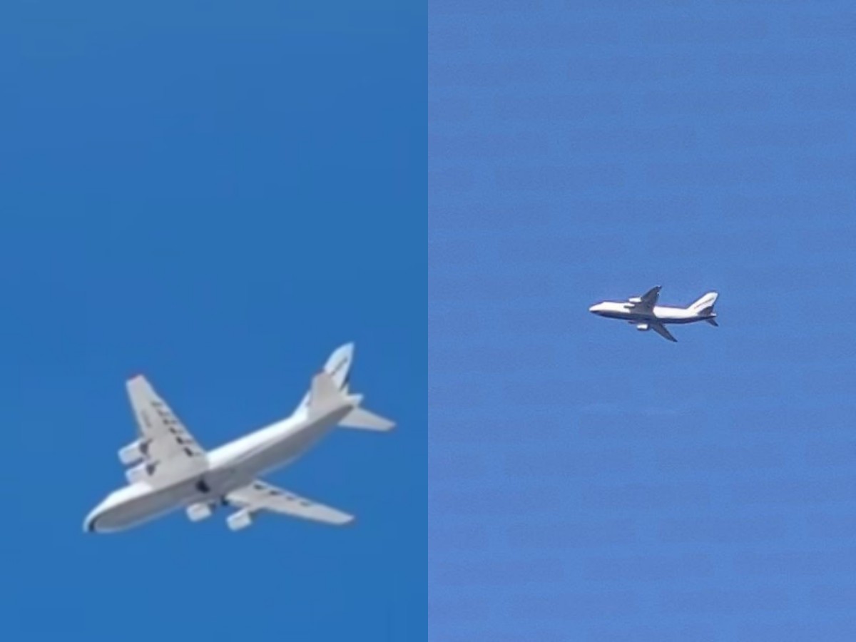 Неопознанный Ан-124 пролетел над Киевом в условиях «закрытого» неба: запись появилась в Сети0