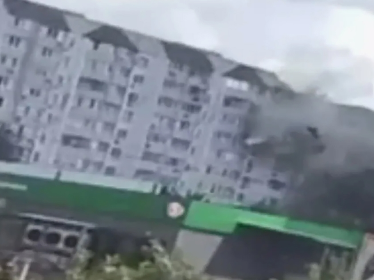 Взрыв газа в многоэтажке Саратова зафиксирован на видео домофона0