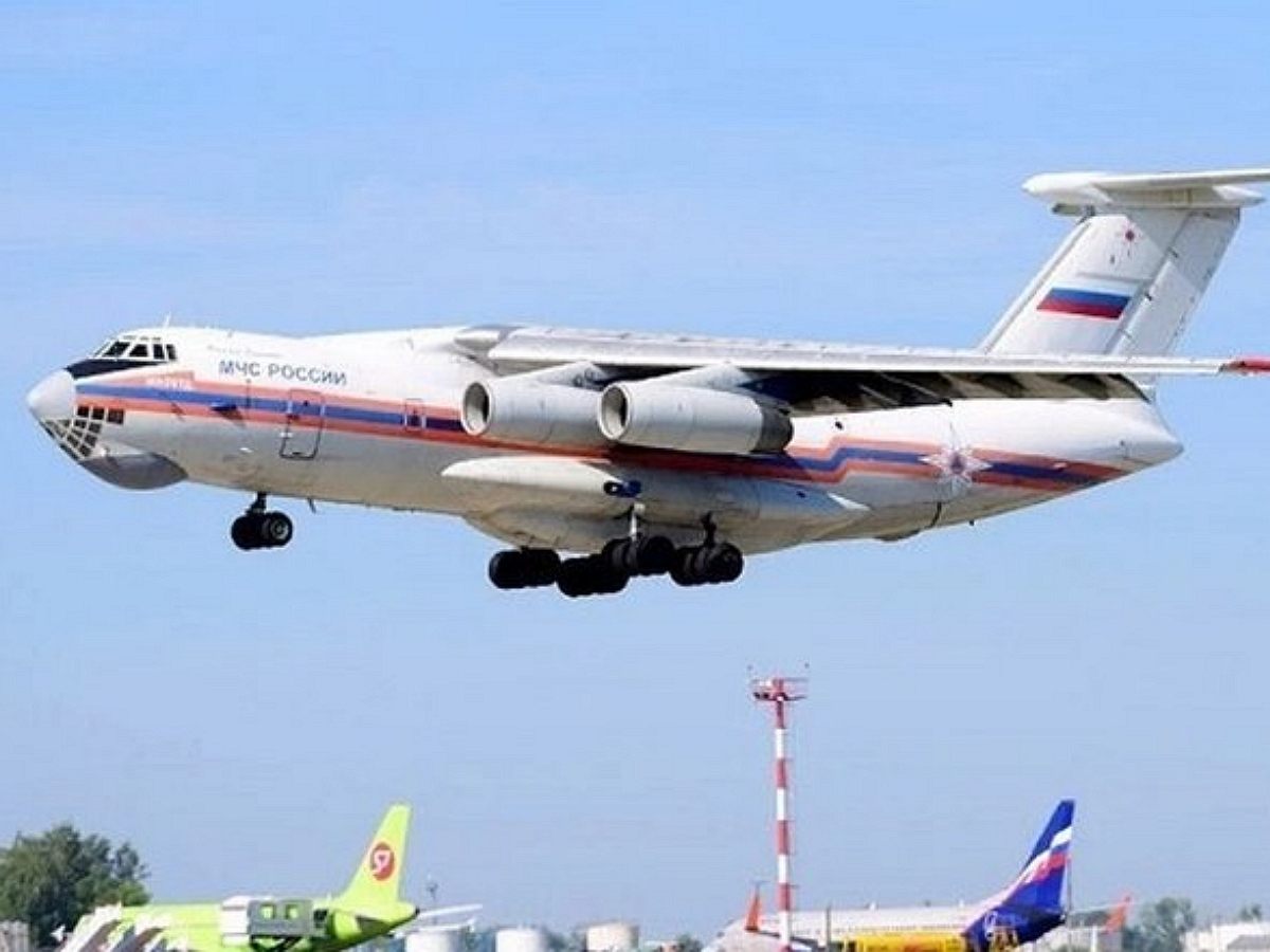 Третий спецборт Ил-76 отправился из Внуково в Анкоридж0