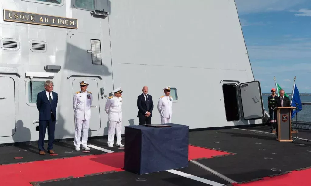 Итальянское судостроительное объединение Fincantieri рапортует, что десятый фрегат FREMM (б.н. F 589) «Emilio Bianchi» был передан ВМС Италии