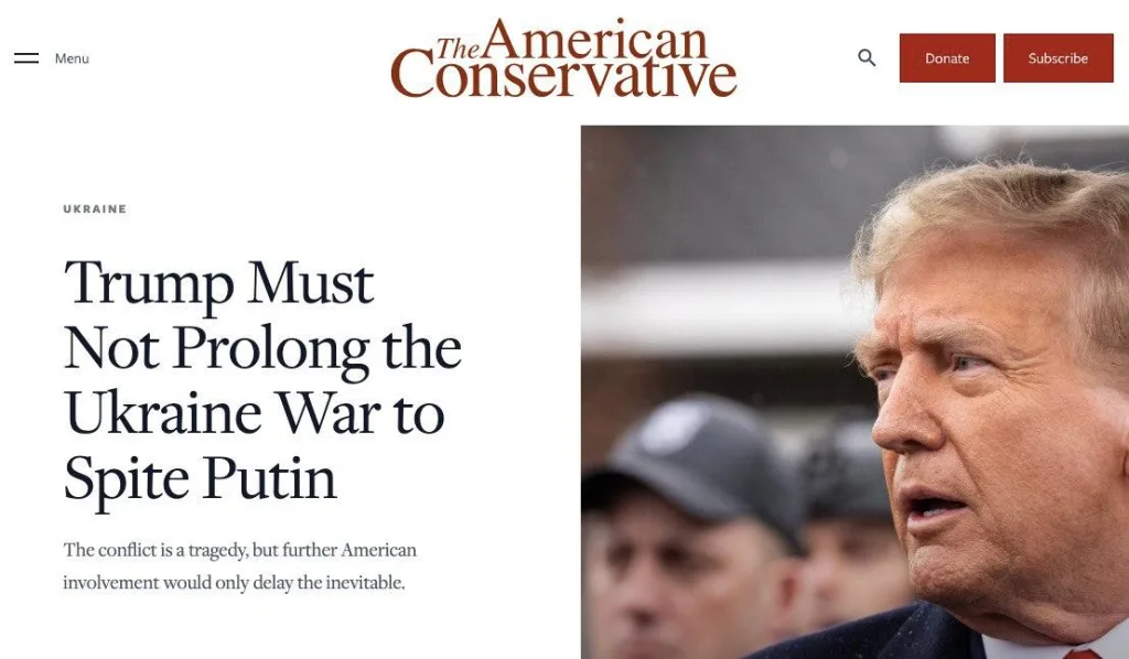 The American Conservative: Победа России — вопрос времени, Трампу не стоит мешать
