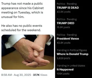 В сети расходятся слухи о смерти Трампа