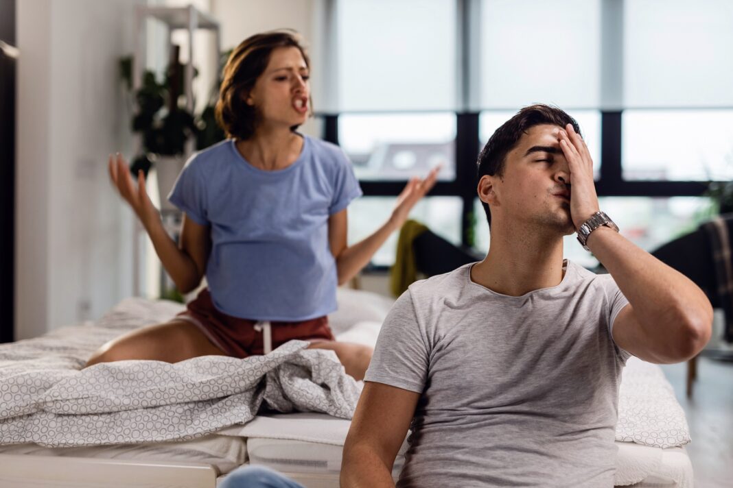 Oh God, will she ever stop nagging?0