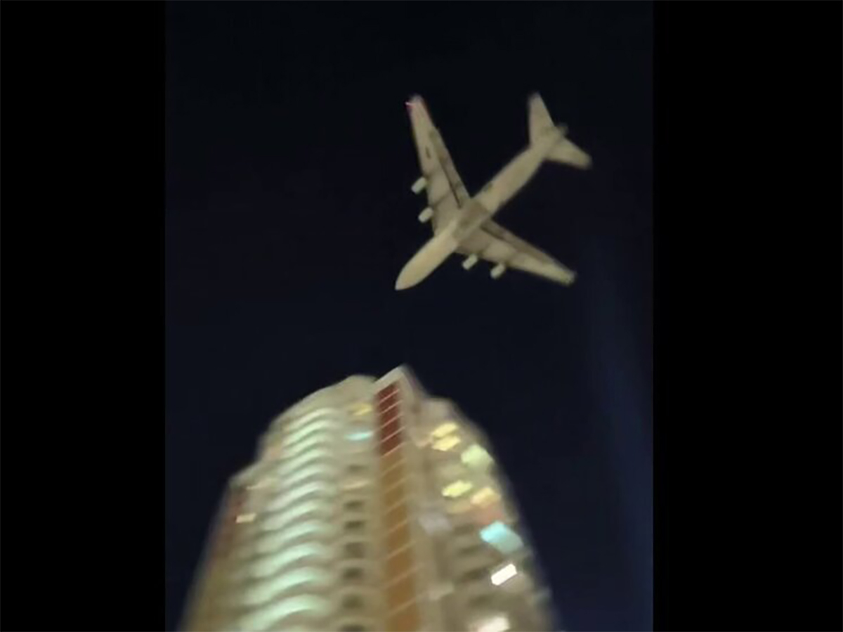 Низкий пролет транспортного самолета над Новой Москвой вызван активностью БПЛА ВСУ0