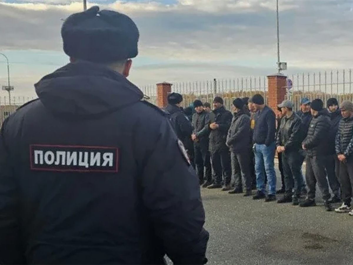 Русская община провела рейд в Подмосковье: мигранты в панике0