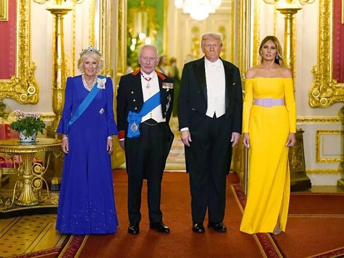 Супруги Карла III и Трампа: как их платья передали важное послание всему миру0