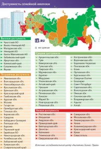 Семейная ипотека недоступна жителям почти половины регионов России