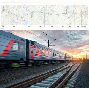 Появился подробный маршрут ВСМ Москва-Санкт-Петербург