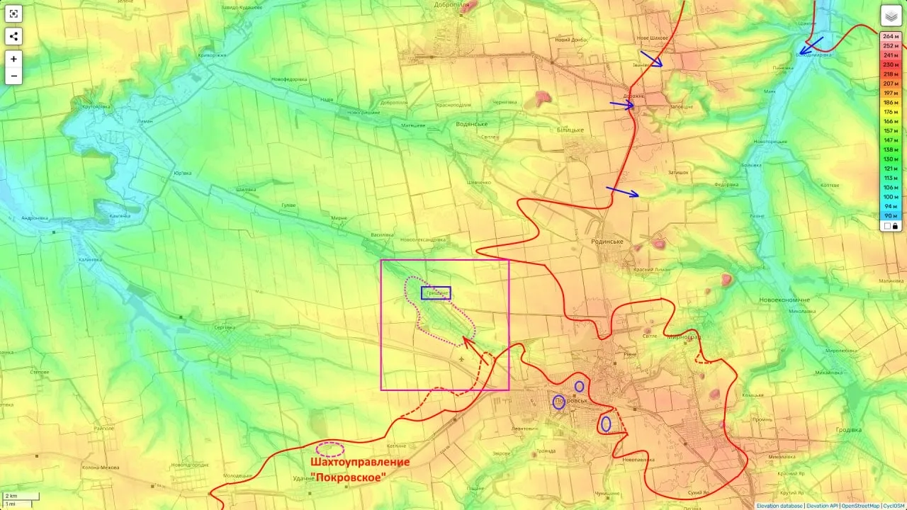 Юрий Подоляка — Покровское направление на утро 30.10.25: Гришино