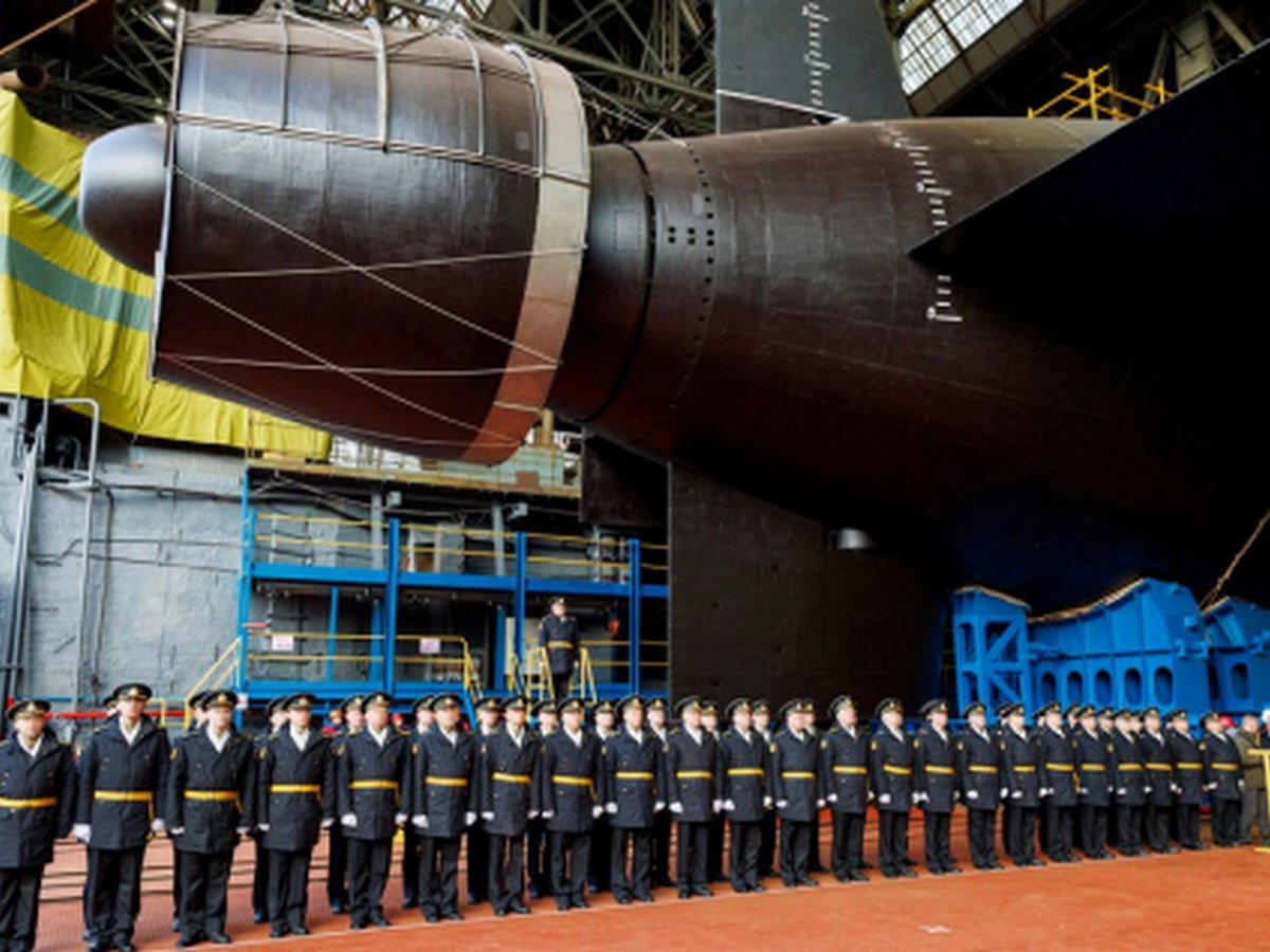 В Северодвинске спустили на воду атомную подводную лодку «Хабаровск» с инновационным оружием0