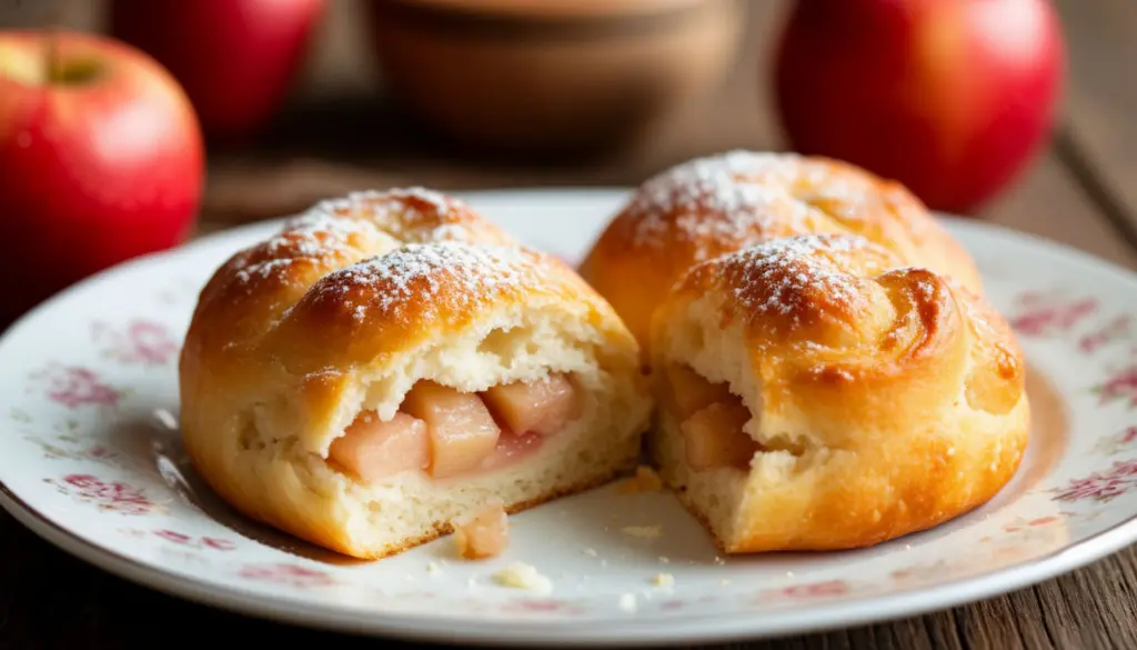 Мягкие и сочные творожно-яблочные булочки за 10 минут приготовления и 20 минут выпечки