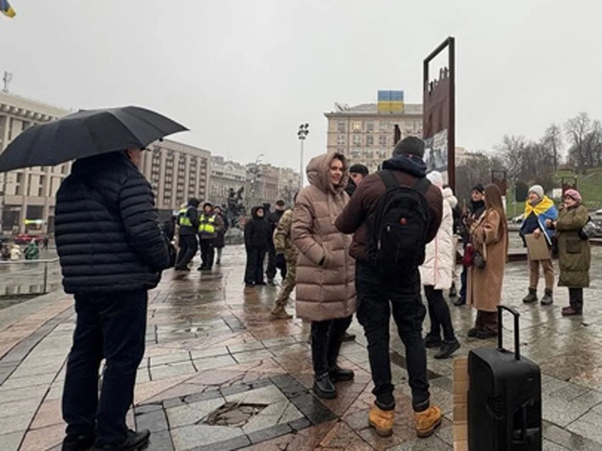 В Киеве на митинге потребовали арестовать Ермака и отправить Зеленского в отставку0