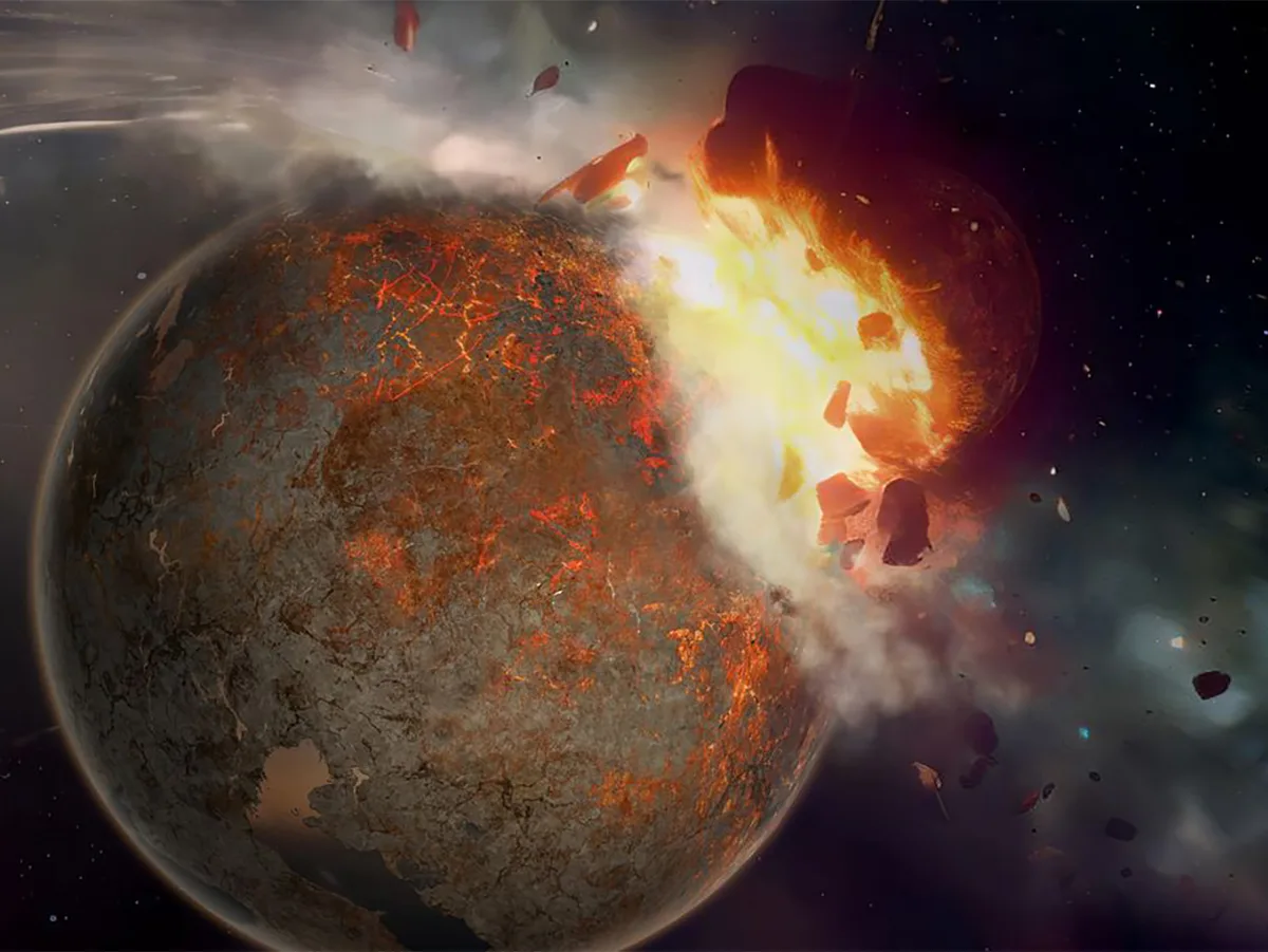 Ученые разгадали загадку планеты Тейя, столкнувшейся с Землей 4,5 миллиарда лет назад0