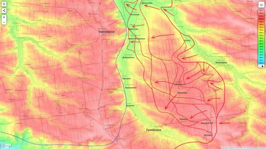 Юрий Подоляка — Гуляйпольское направление на 22.11.25: Новое Запорожье, обстановка по направлении в целом