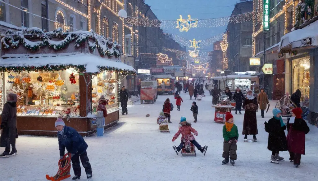 Новый год в духе СССР — город, где современность переплетается с авантюризмом, Лукашиной и «Голубым огоньком»
