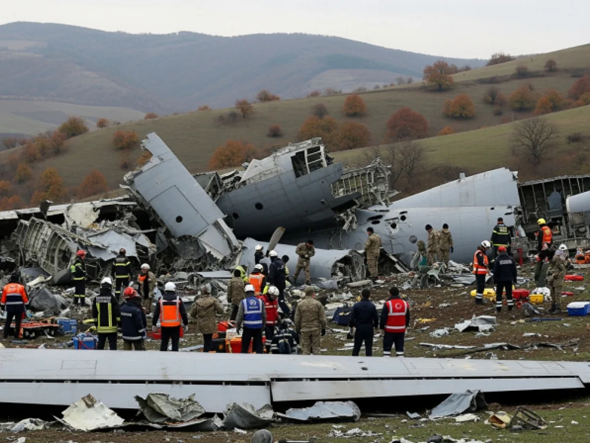 Турецкий военный самолет C-130 «Геркулес» разбился у границ Грузии0