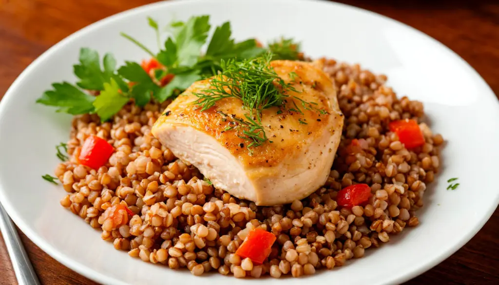 Вкуснейшая гречка с курицей: просто, быстро и лучше ресторанного ужина!