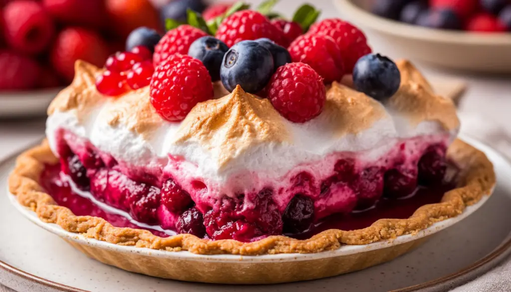 Ягодный пирог с меренгой: хрустящее тесто, насыщенная начинка и воздушная шапка – вкус, который покоряет сердца
