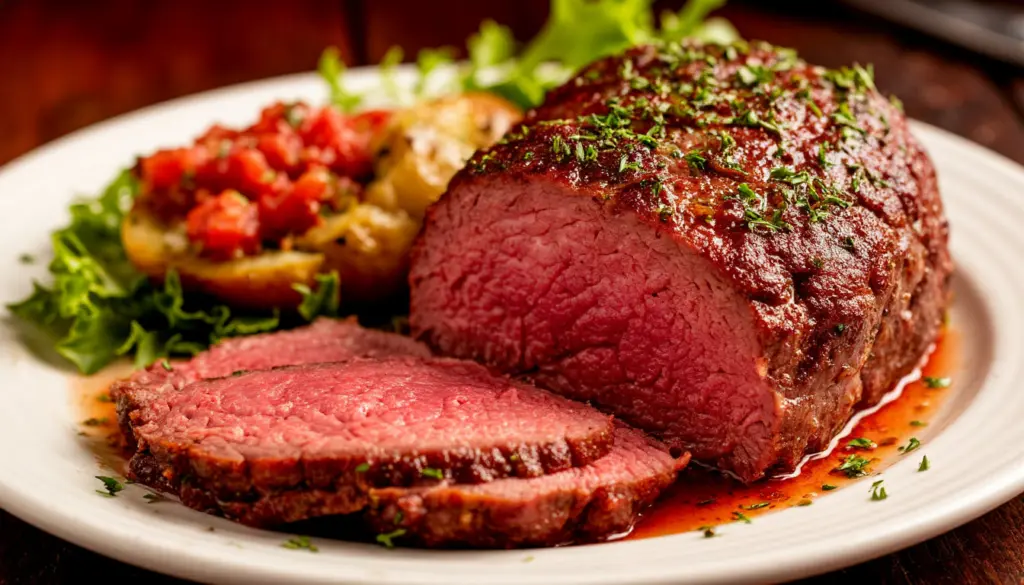 Нежный новогодний мясной рулет с сыром и грибами — готовлю быстро за полчаса и всегда на ура: Огненная Лошадка останется в восторге