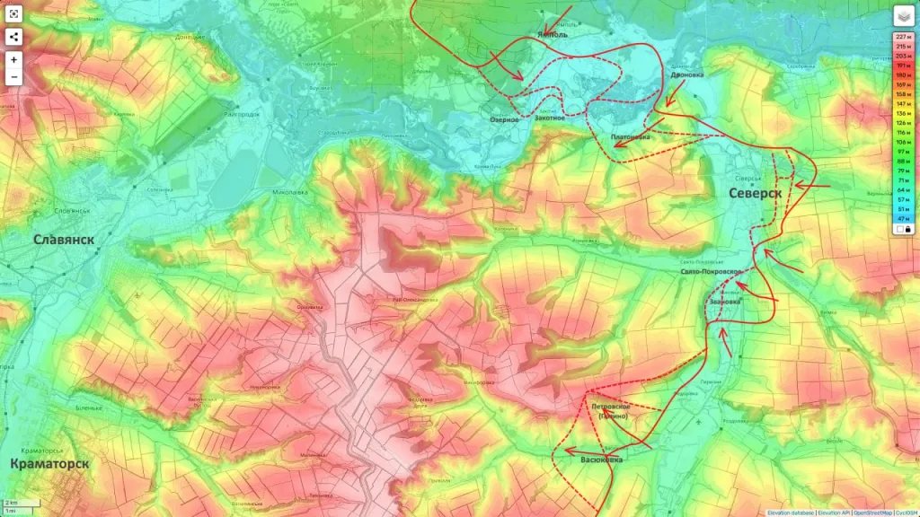 Юрий Подоляка — Северское направление на 27.11.25: Васюковка