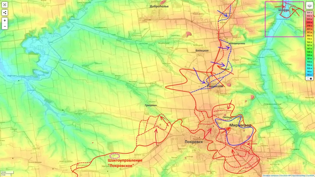 Юрий Подоляка — Покровское направление на вечер  23.11.25: Шахово ВСЁ… НАШЕ