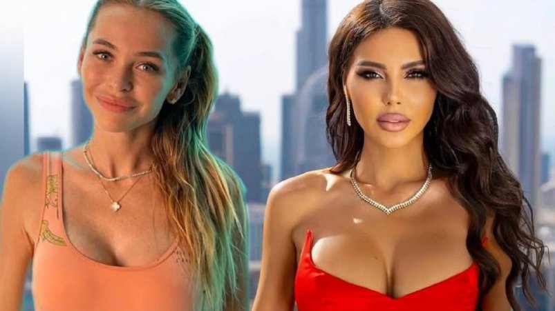 Анна Хилькевич и Оксана Самойлова коллаж сгенерирован PrimaDonna.media на основе соцсетей Анны Хилькевич и Оксаны Самойловой