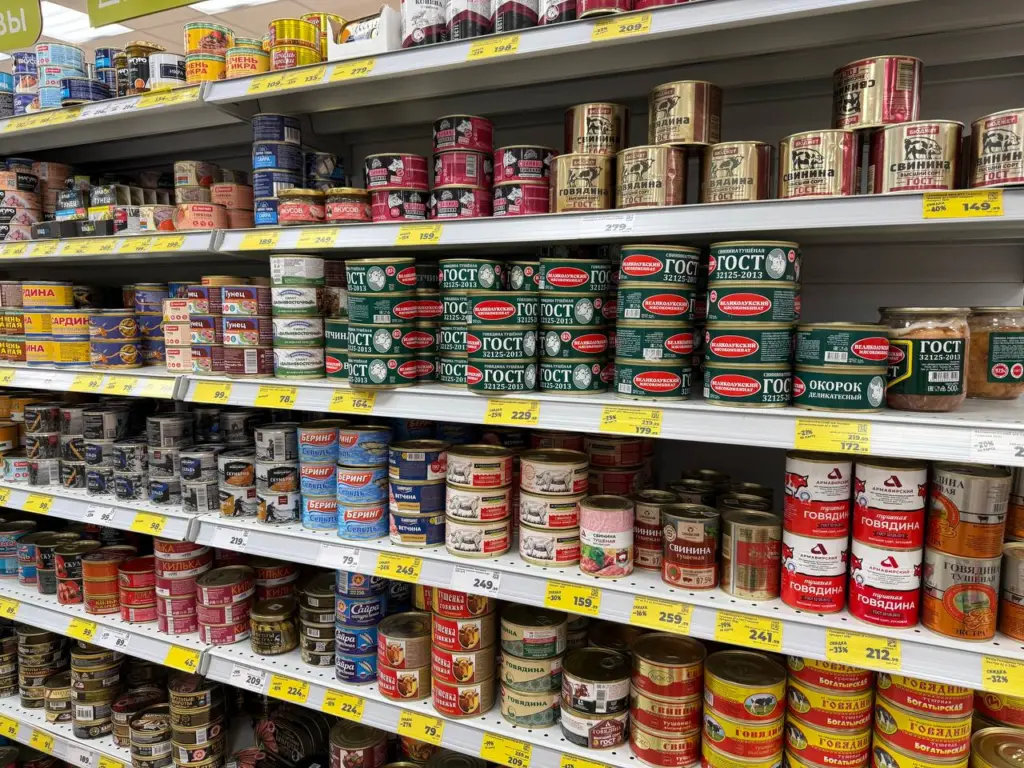 Настоящее мясо а не смесь из рогов и копыт эксперты Роскачества определили лучшие бренды тушенки