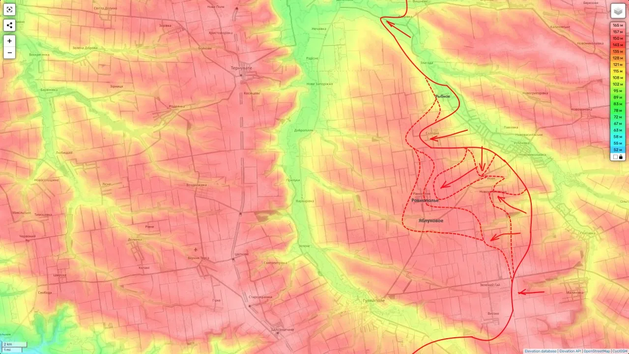Юрий Подоляка — Гуляйпольское направление на утро 13.11.25: Яблуновое