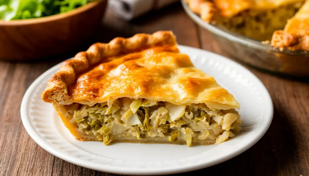 Необыкновенно вкусный капустный пирог: всего лишь кефир и начинка, отправляем в духовку