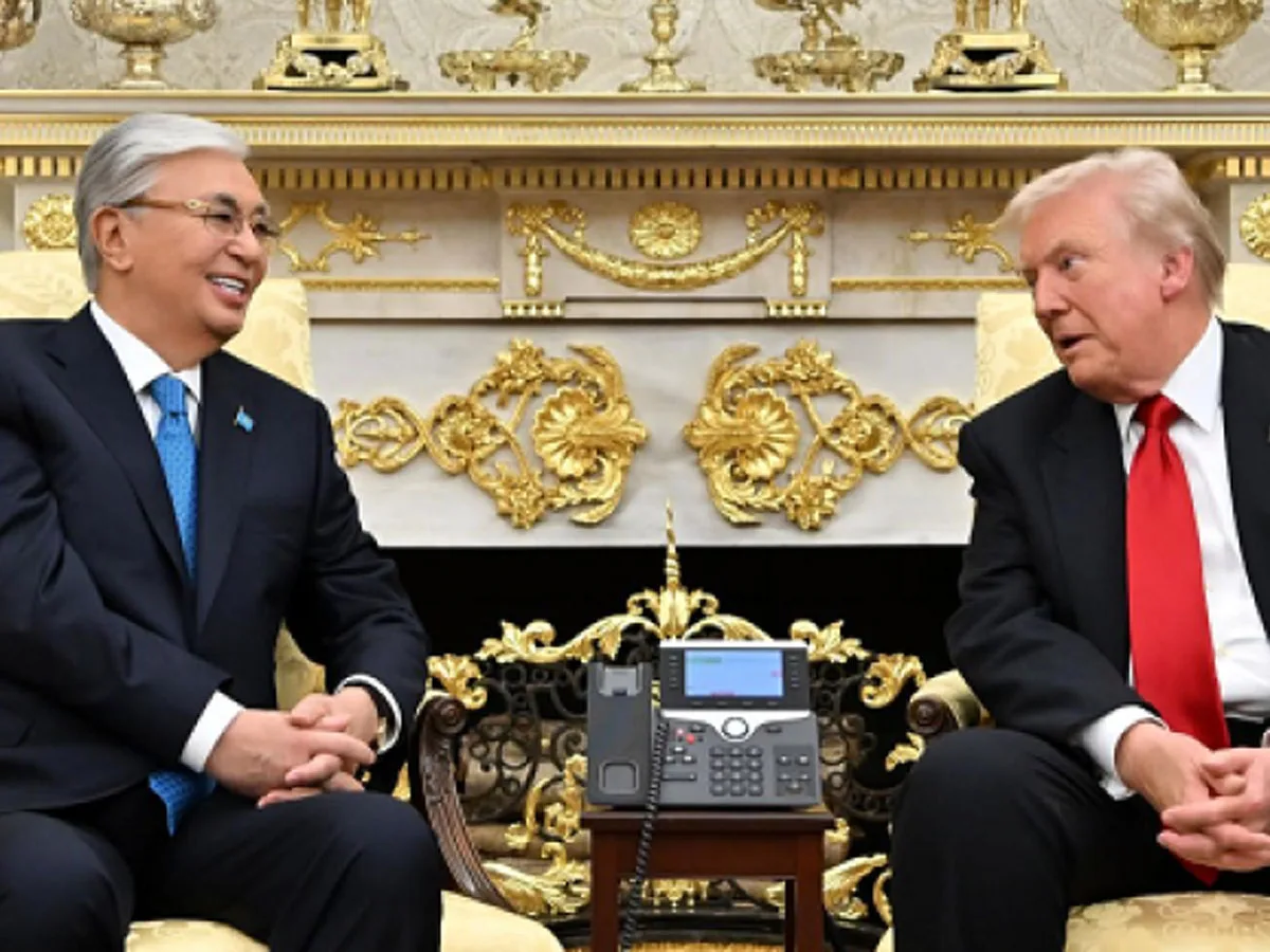 Президент Казахстана Токаев назвал Трампа великим лидером и посланником Небес0