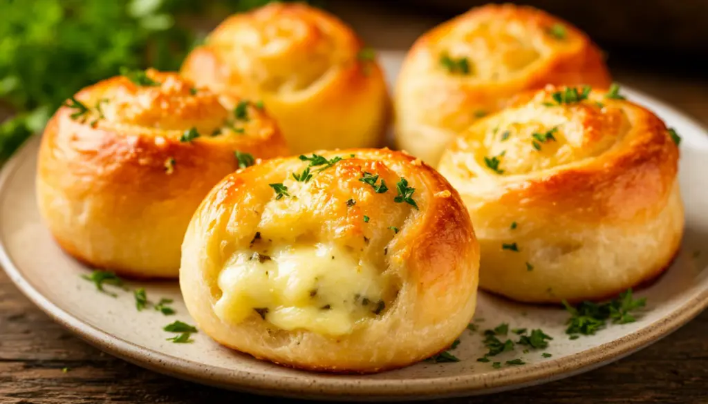 Нежные чесночные булочки с сыром, которые затмевают даже пиццу – мягкие внутри, с аппетитной корочкой и готовятся легко