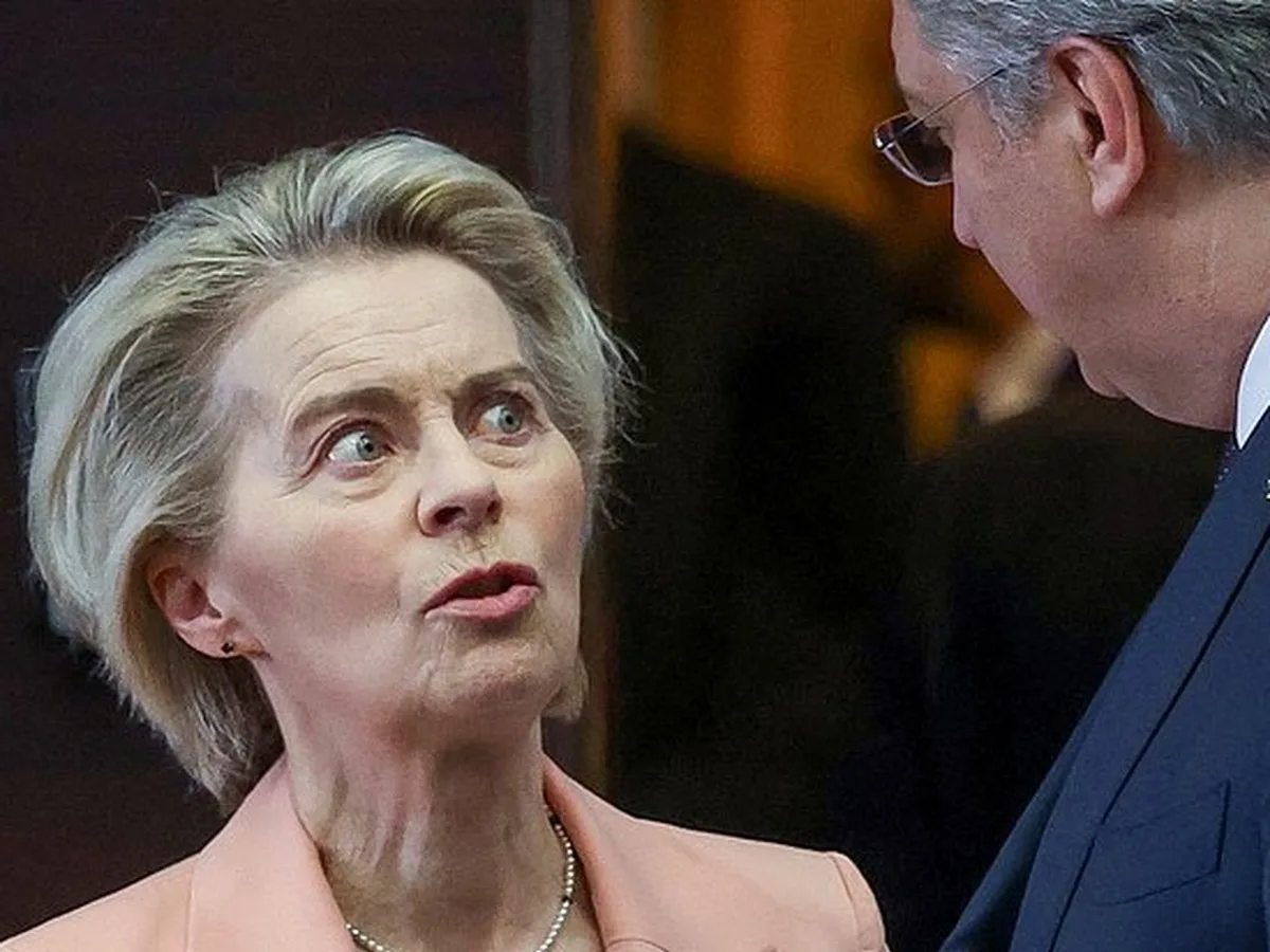 Фон дер Ляйен в роли "бешеной бабки" вызвала беспокойство у психиатров своим поведением0