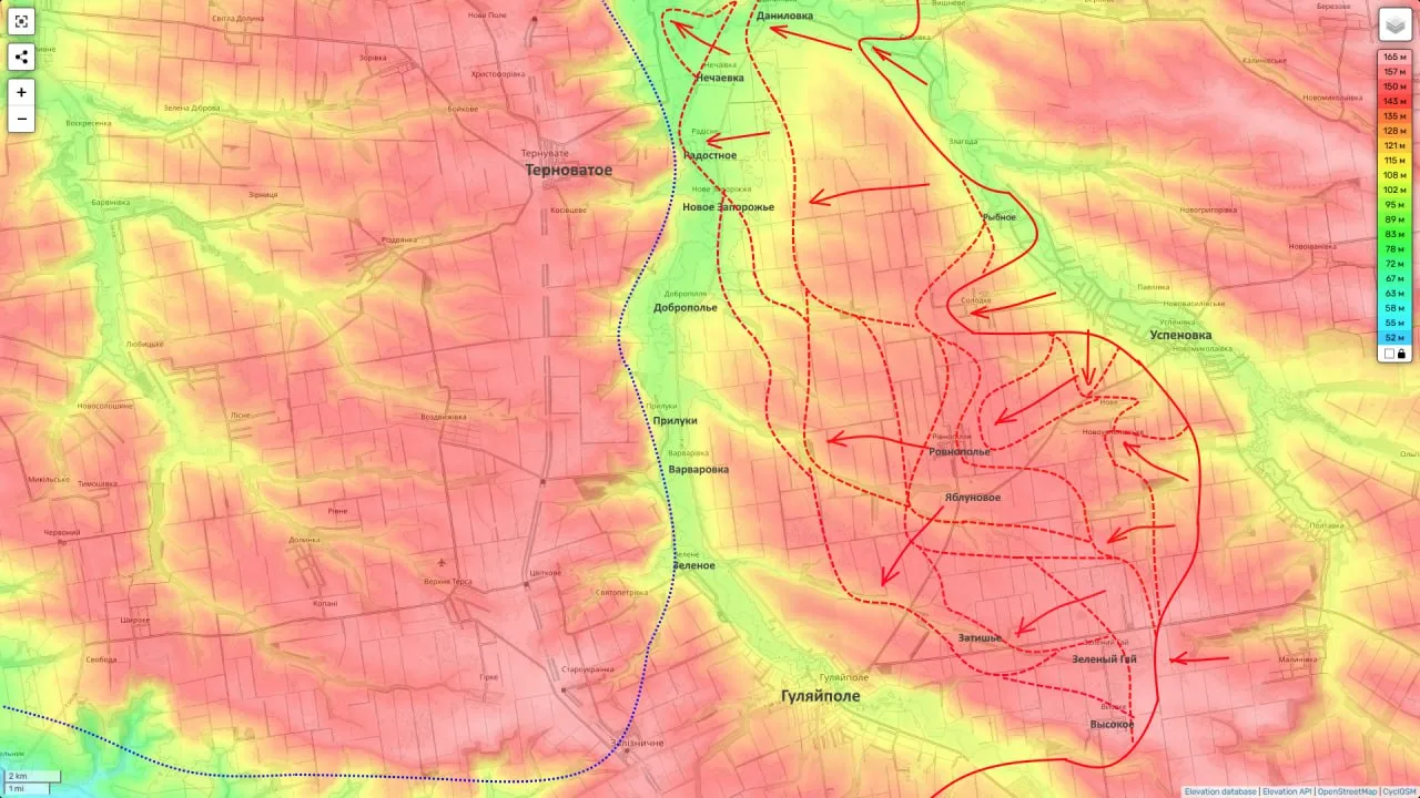 Юрий Подоляка — Гуляйпольское направление на 12.00 21.11.25: Радостное, Зеленый Гай