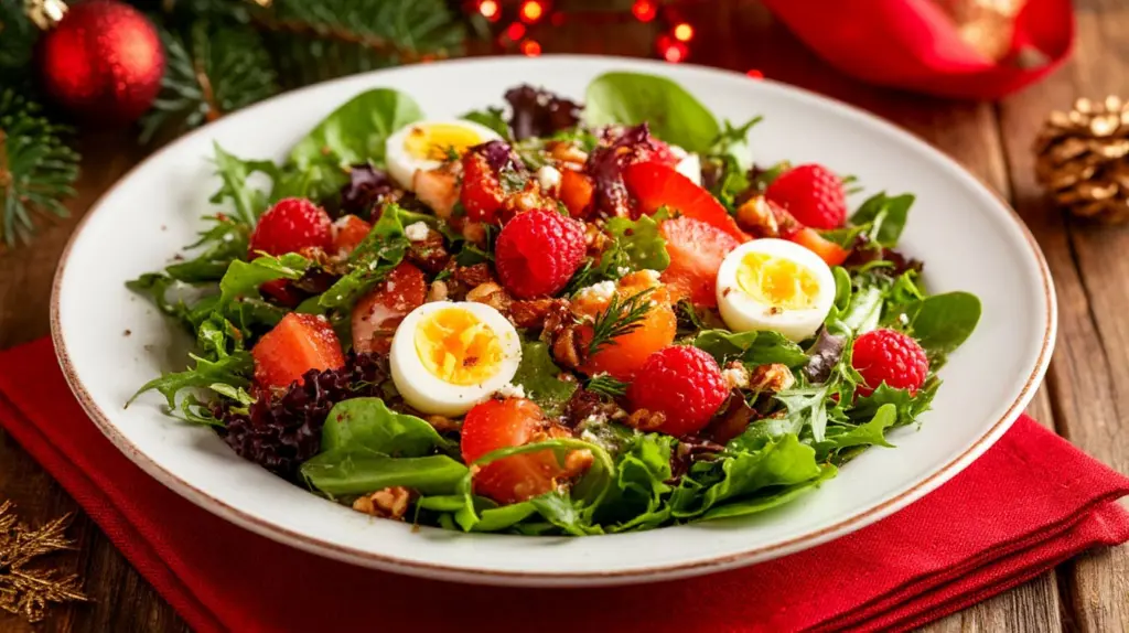 Встречаем Год Огненной Лошади с зелеными блюдами: салат на новогоднем столе как символ обновления и изобилия