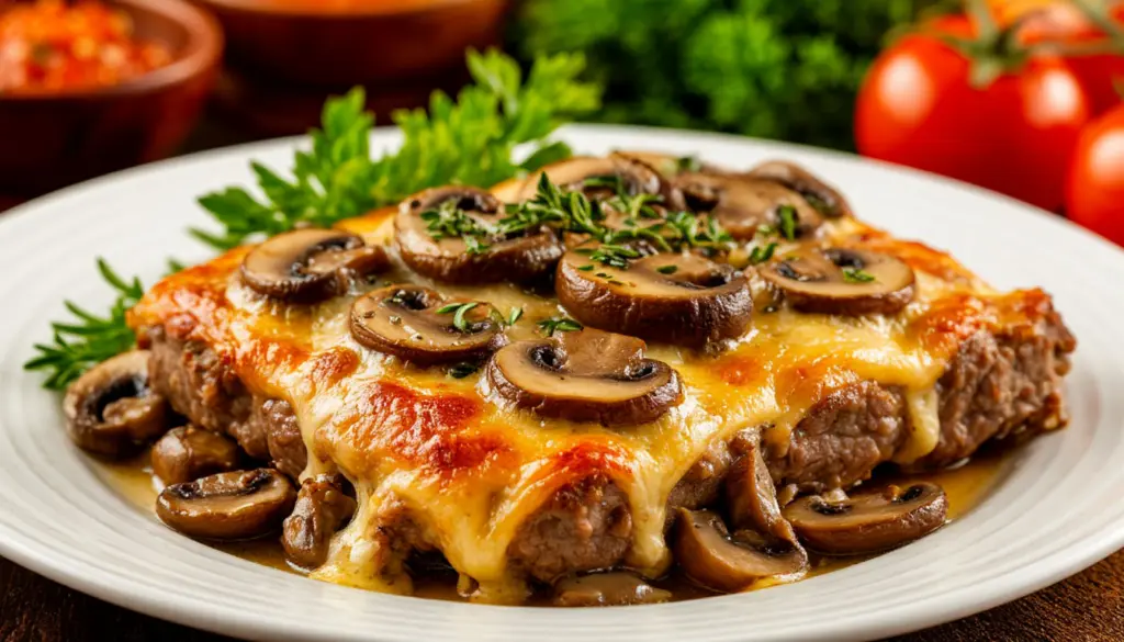 Идеальное мясо по-французски с грибами и сыром – великолепный ужин за 30 минут