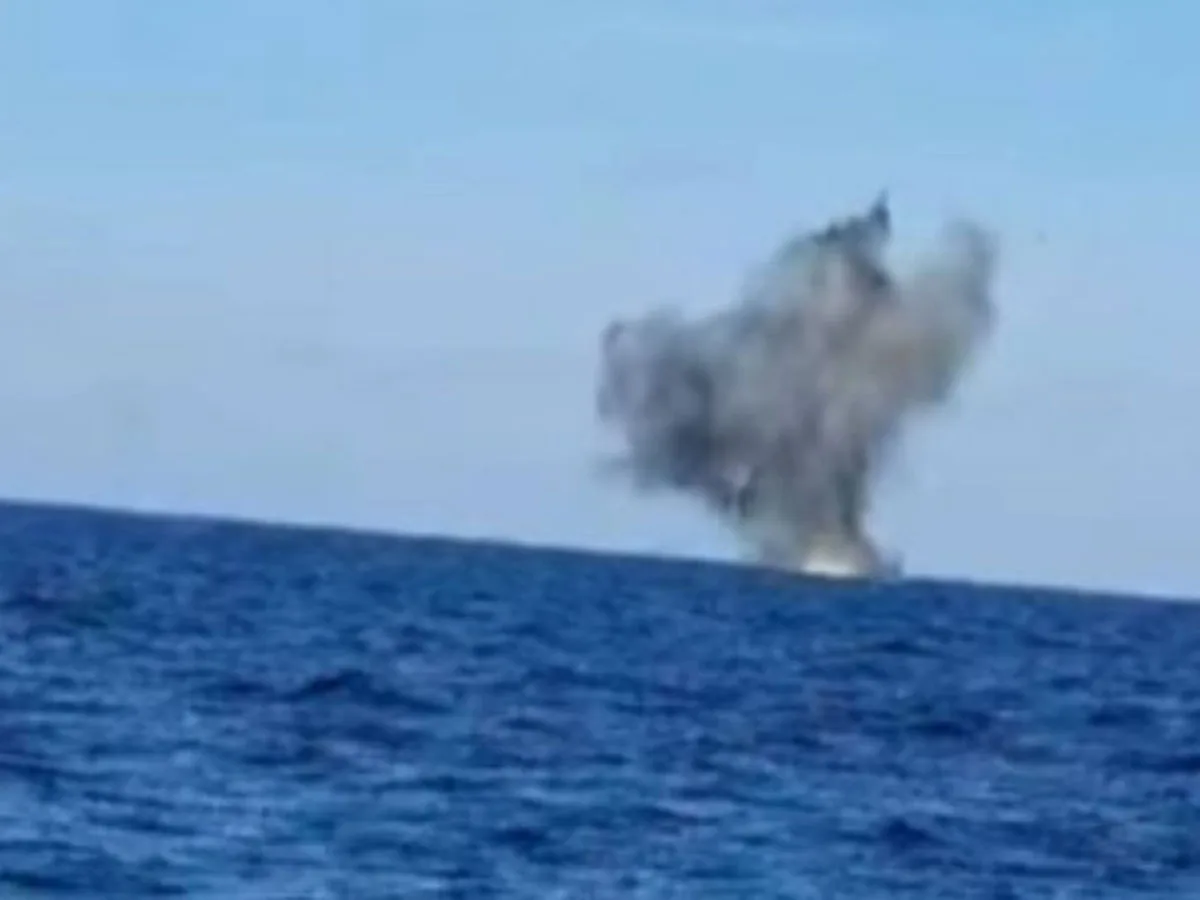 Румыния сбила украинский дрон Sea Baby в акватории Черного моря0