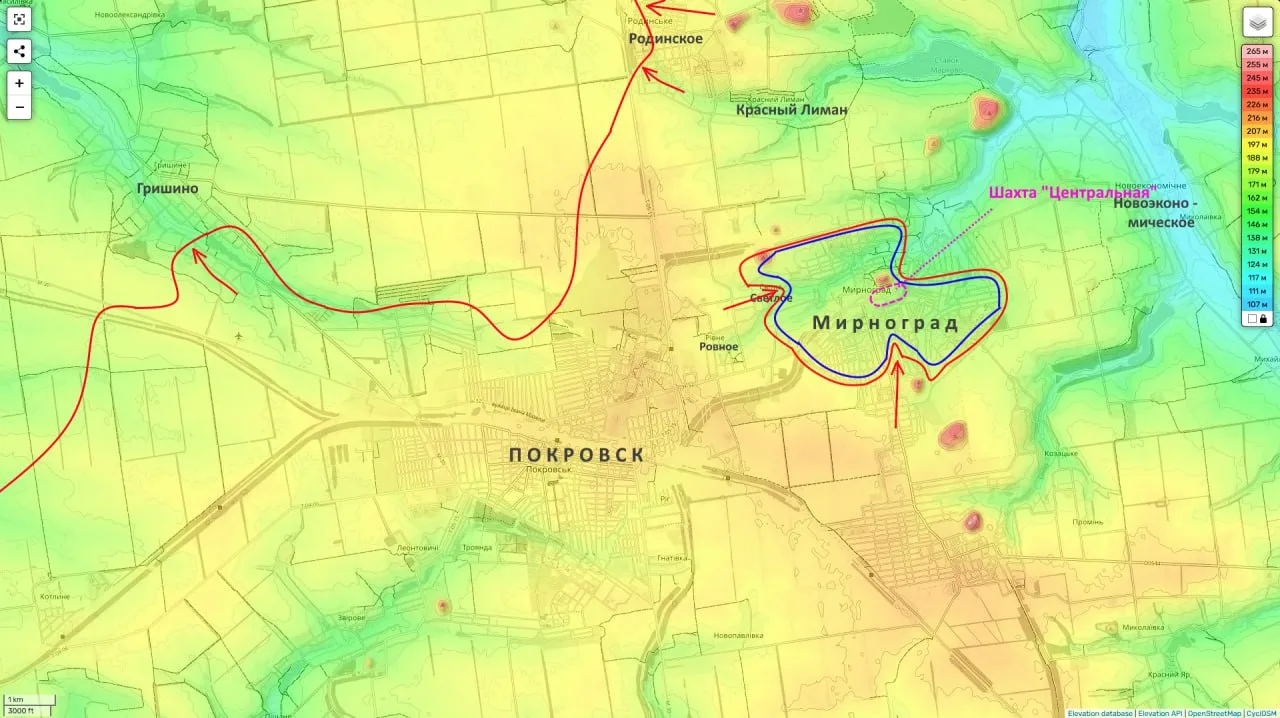 Юрий Подоляка — Покровское направление на утро 09.12.25: Мирноградский котел