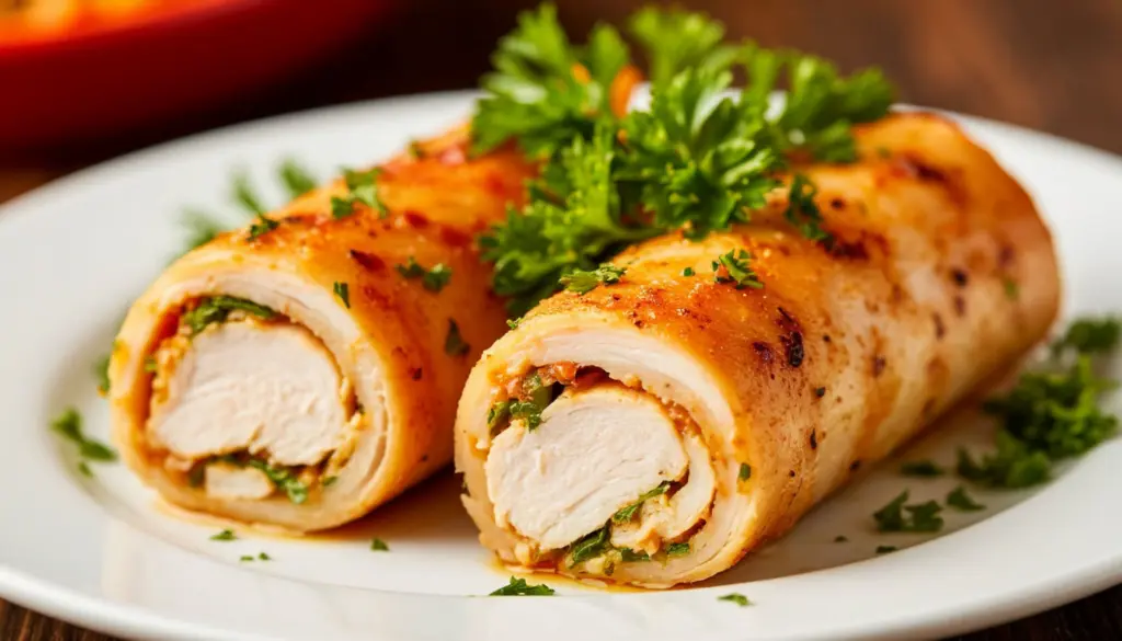 Куриного рулета с зеленью на завтрак ждут все: простой рецепт, который сможет повторить даже ребенок