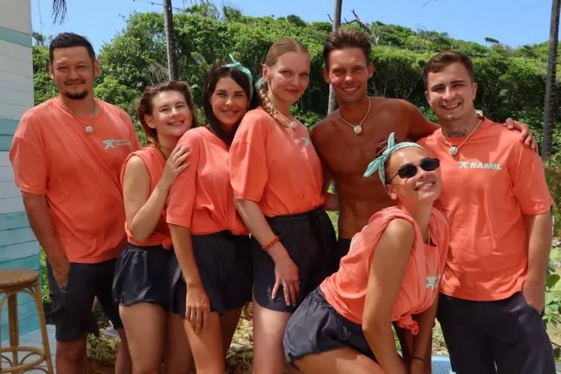 Участники шоу &quotЗвезды в джунглях&quot (12+) соцсети Анны Цукановой-Котт