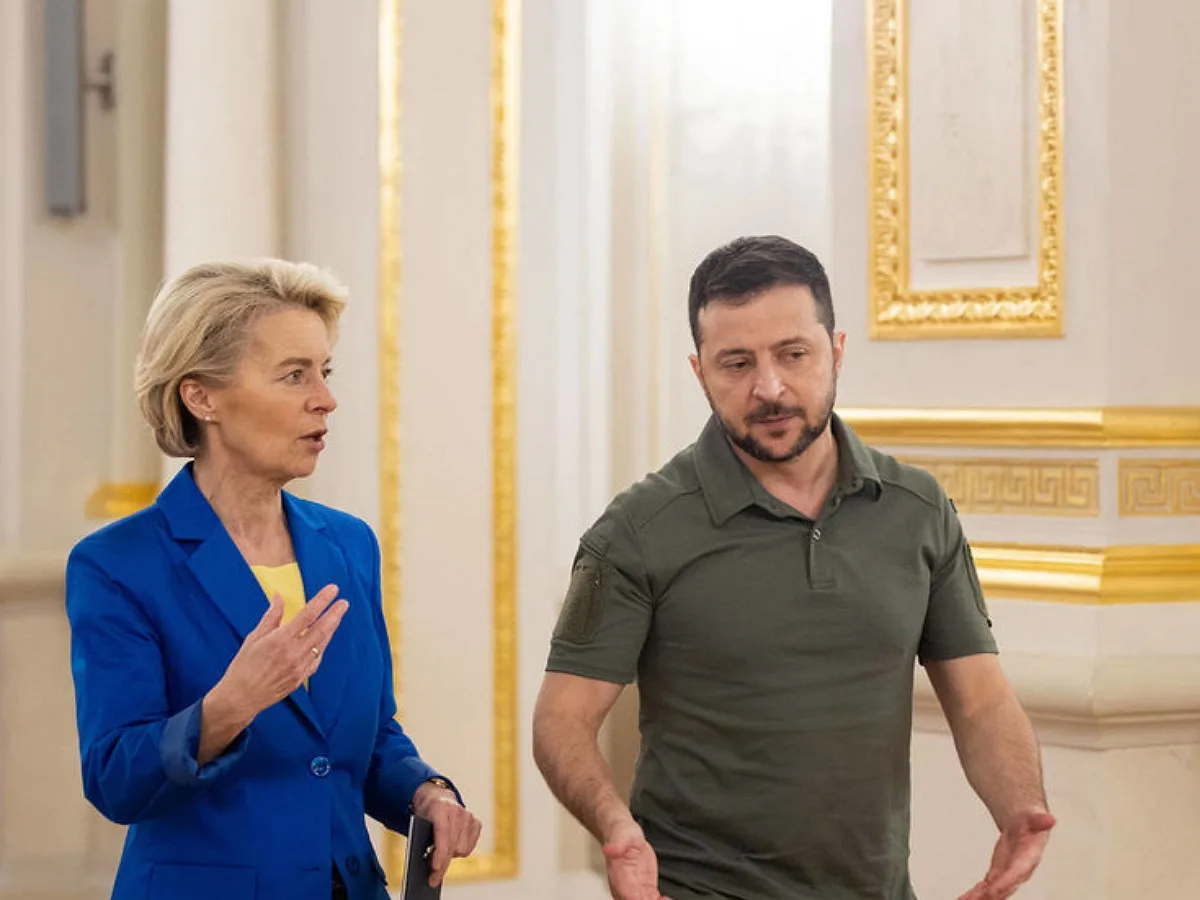 Фон дер Ляйен утвердила финансирование для Украины из замороженных активов России в ЕС0