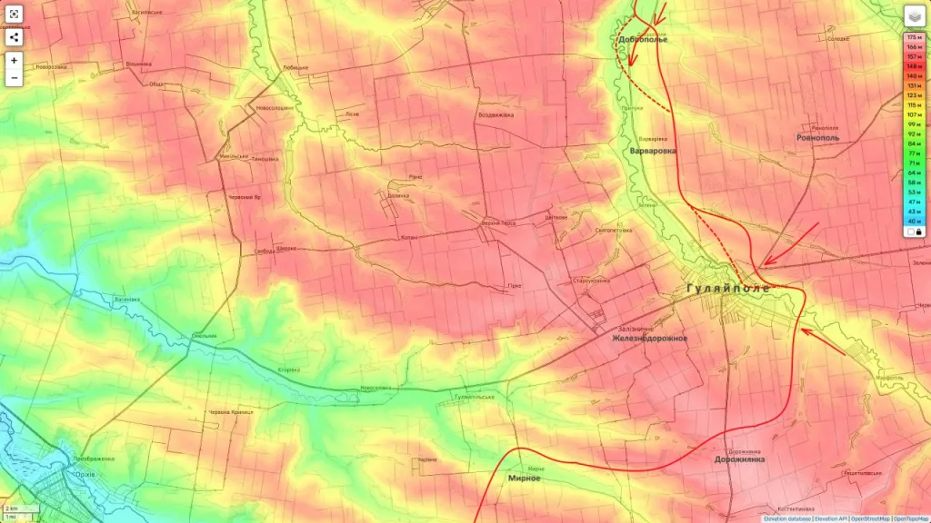 Юрий Подоляка — Гуляйпольское направление на вечер 01.12.25: Доброполье
