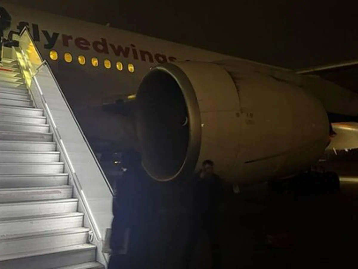 Самолет, выполнявший рейс из Москвы в Пхукет, совершил экстренную посадку в Домодедово из-за возгорания двигателя0