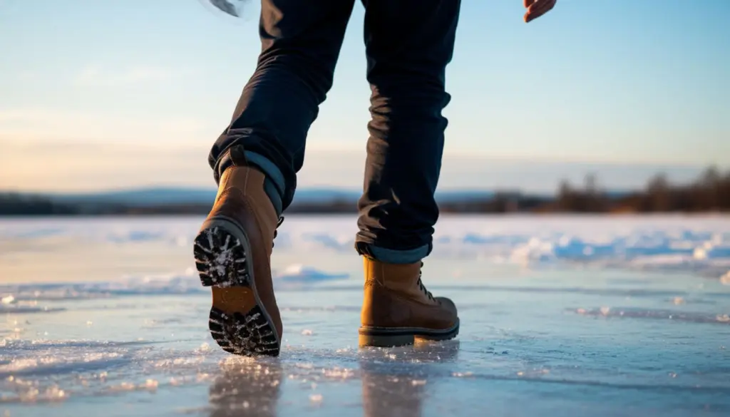 Три пшика на обувь: теперь не скользю даже на гладком льду — полезный трюк