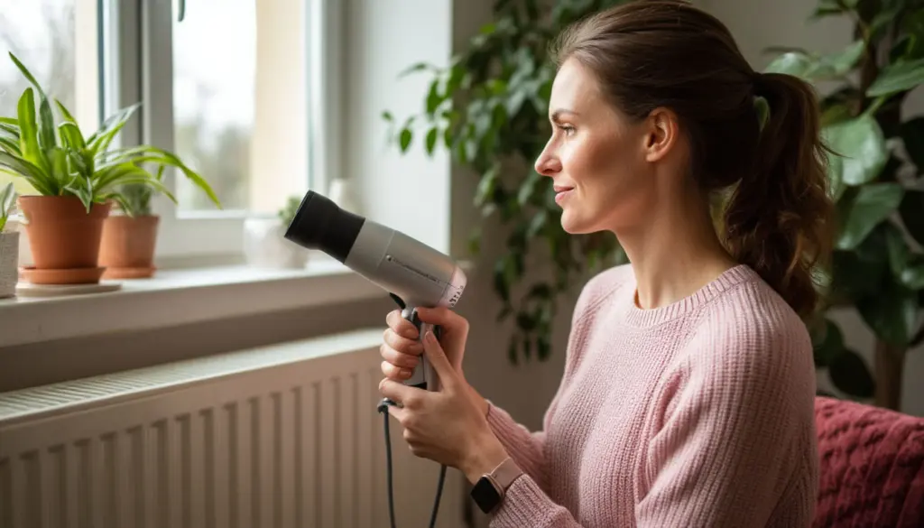 Что делать, если в доме холодно, а батареи горячие – используем фен: «жаришка» при температуре минус 40