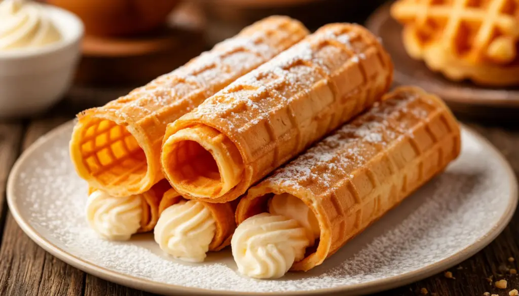 Готовлю бюджетное тесто для вафельных трубочек – хрустящие и с отличным кремом