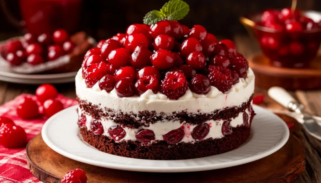 Торт «Чёрный лес» от шефа — именно тот, который все так ждут: требуется всего несколько простых ингредиентов