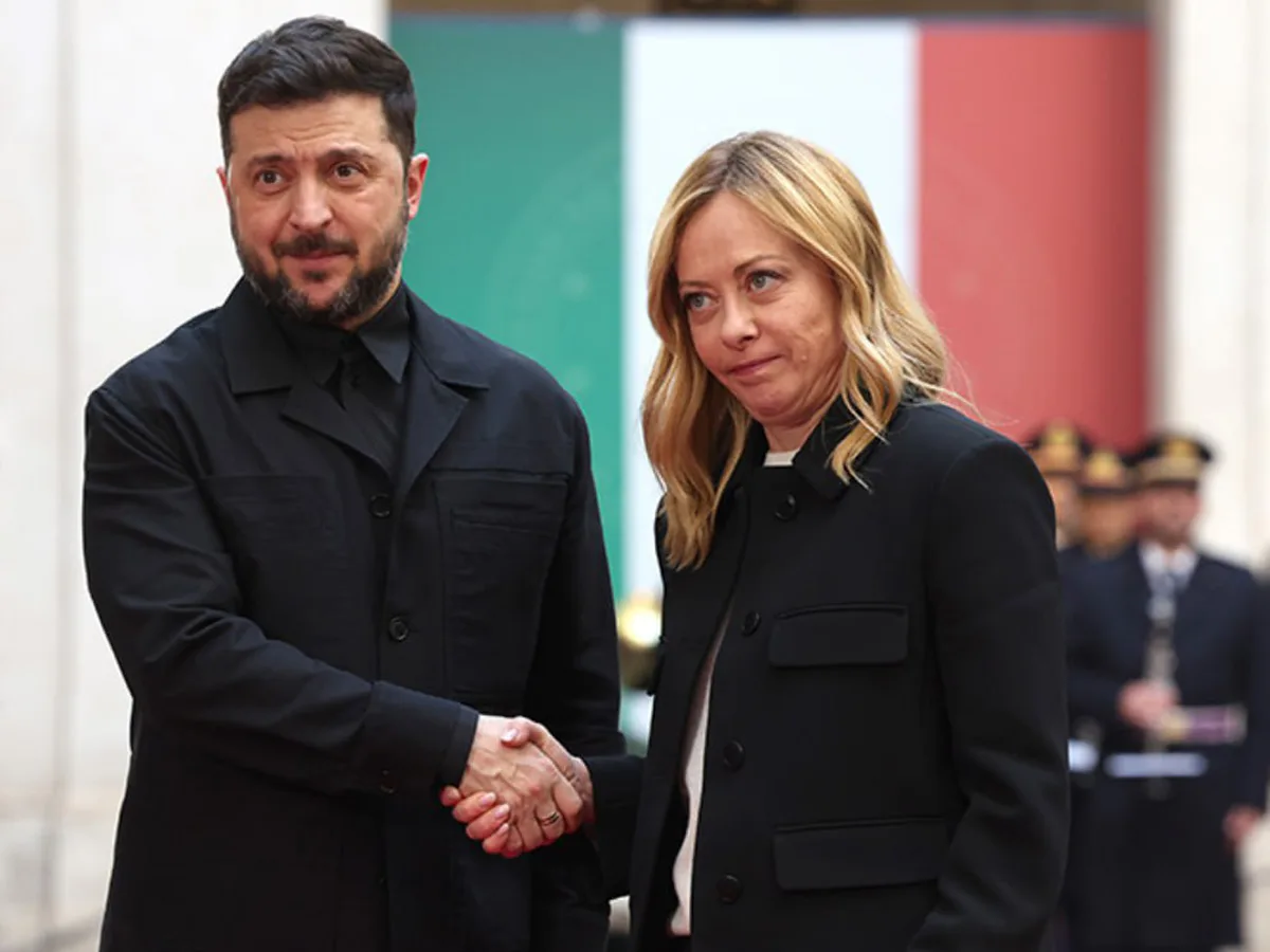 Премьер-министр Италии Мелони оказала давление на Зеленского, заявив о необходимости болезненных уступок0