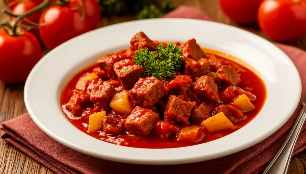 Советский гуляш от шефа Ивлева: аромат детства, вкус столовой и соус, который захватывает за полминуты