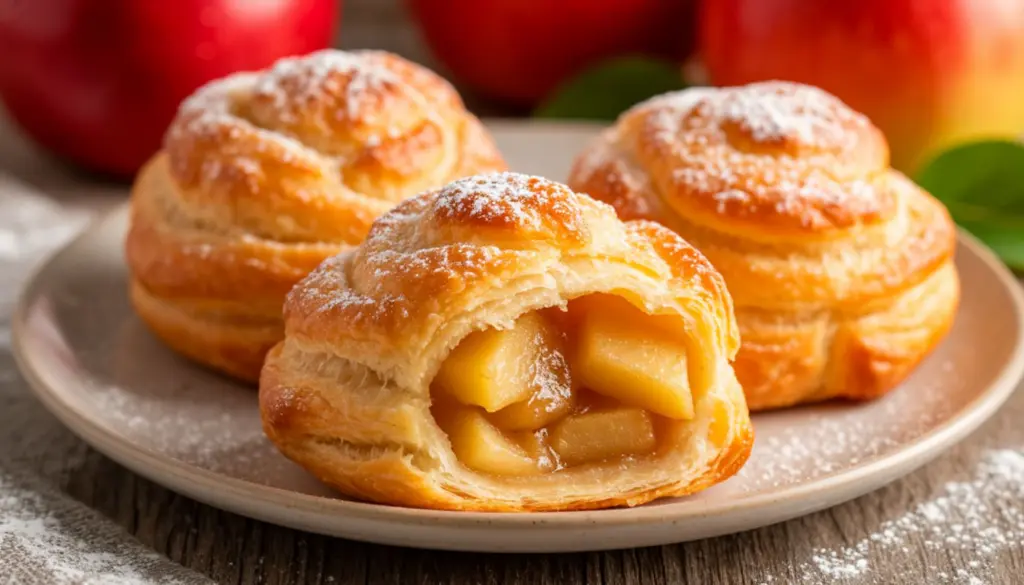 Необычайно быстрые и аппетитные яблочные слойки для чая: всего 5 минут приготовления, и вся семья уже в ожидании аромата